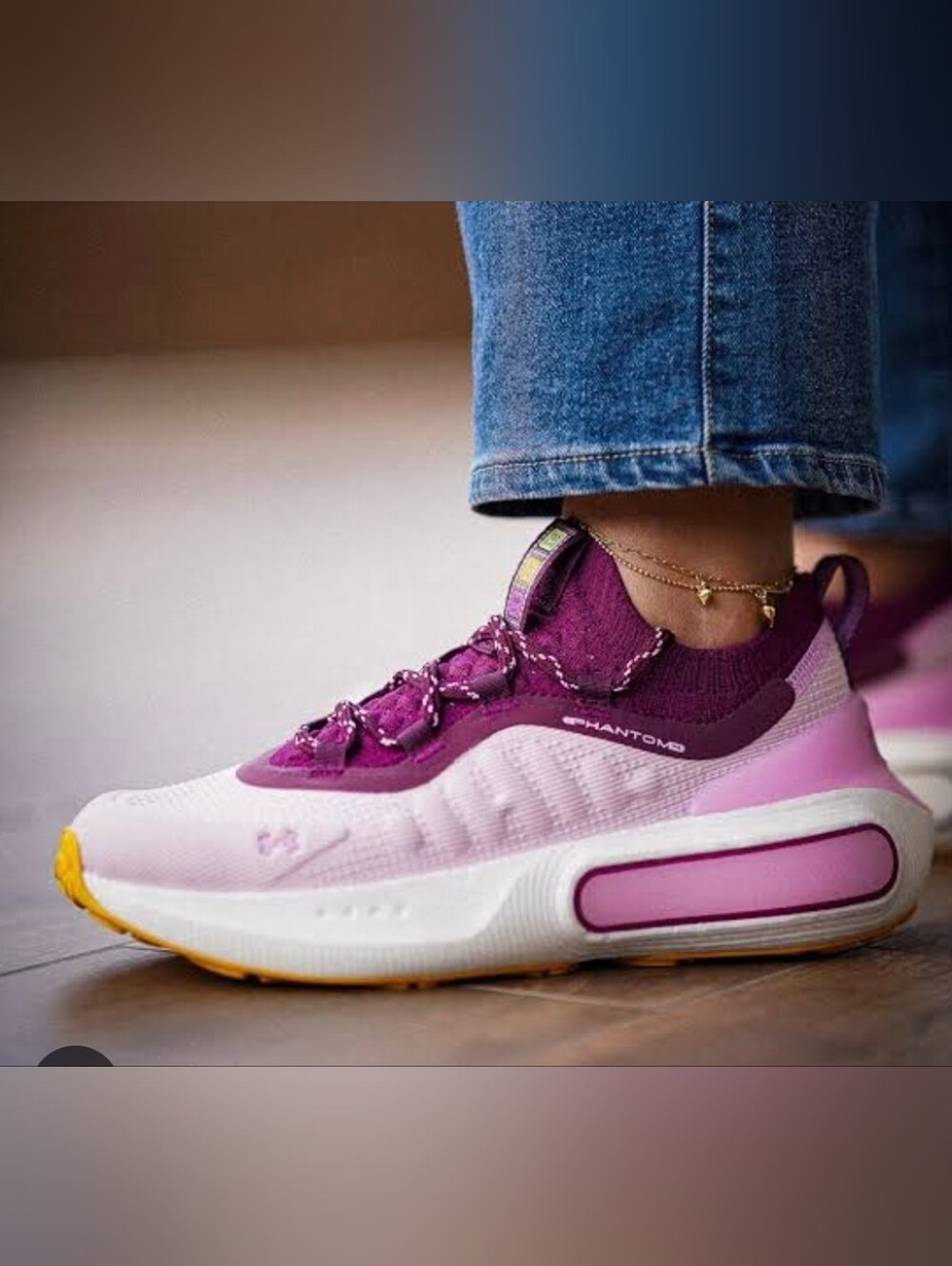 Under Armour HOVR Phantom 4 Dia De Muertos Pink Dawn Size 7 Mens